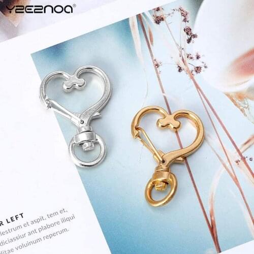 5pcs/lot Dog Cat Key Chains Clasps Hooks For DIY Jewelry Making Findings Keychain Long Lobster Clasp Key Hook Keyrings keychain