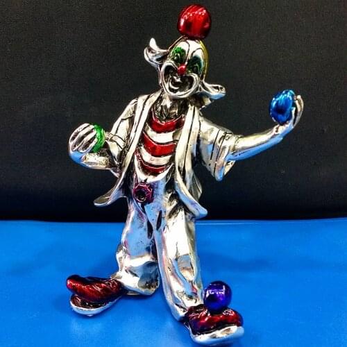 925 Sterling Silver Plated CLOWN