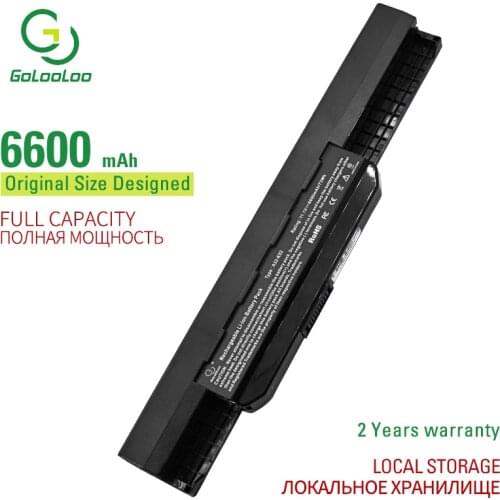 Golooloo 9 cells laptop battery A41-K53 for Asus N53Jn N53Jq N53SM N53SN N53SV N53Ta N53TK P53 P53E X4 X43 X43B X43BY X43E
