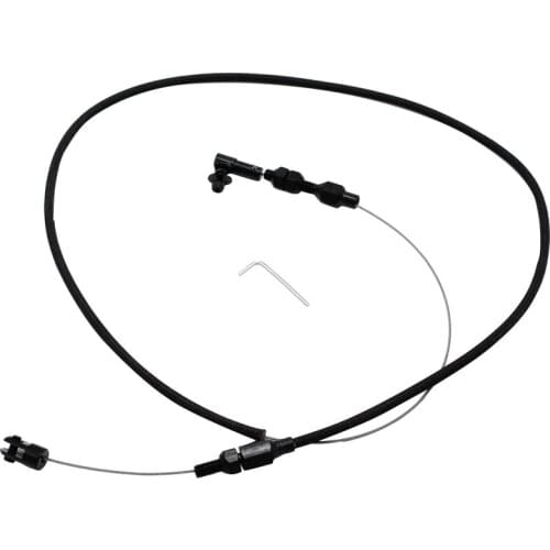 AU04 -36 inch Throttle Cable Braided Stainless Steel Black Universal Accelerator for Mopar Ford GM Chevrolet