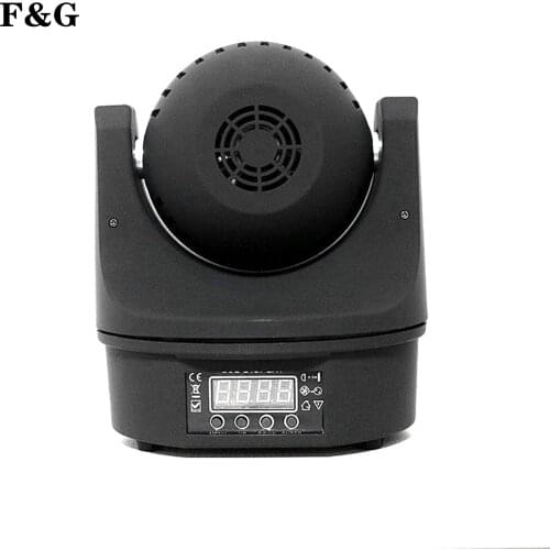 Free shipping six bee eyes moving head light stage led light with DJ disco ball transparent beam light rotating