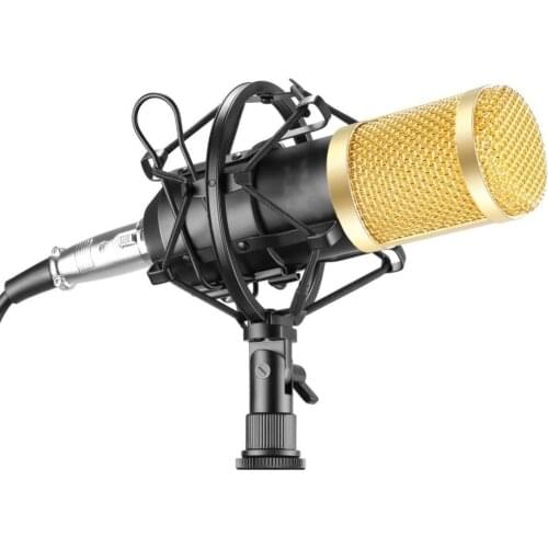 BM800 condenser recording studio broadcast singing microphone podcast recording microphone phone with mic condenser microphone