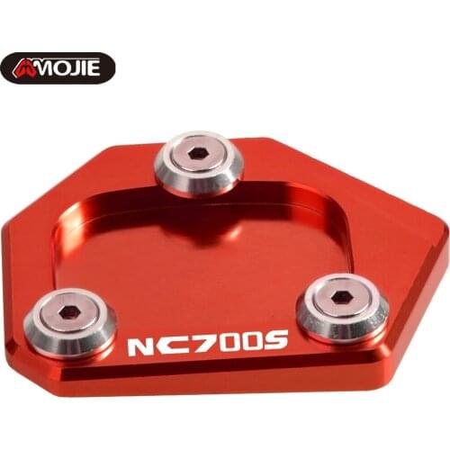 CNC Motorcycle Side Stand Enlarger Kickstand Enlarge Plate Pad Accessories For Honda NC700S NC700 S 2012 2013 2014 2015 2016