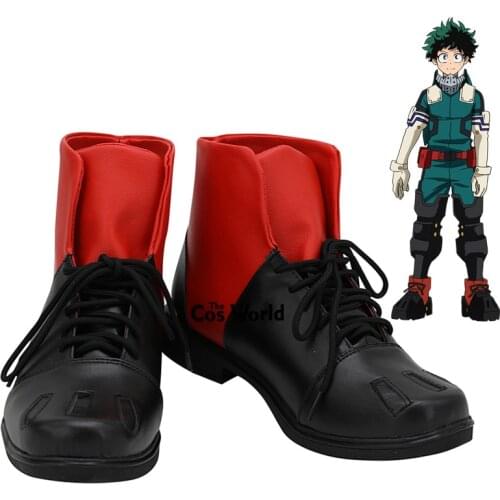 My Hero Academia Boku No Hero Academia Izuku Midoriya Anime Customize Cosplay Shoes Boots