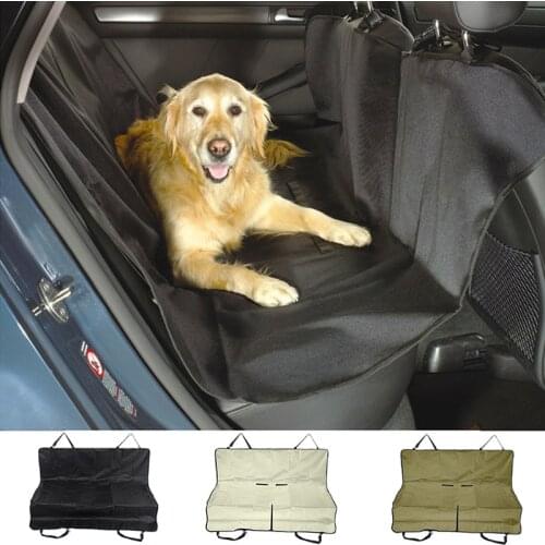 Dog Car Seat Cover Waterproof Pet Dog Bed Travel Mat Hammock For Small Medium Large Dogs Carriers Car Rear Back Seat Safety Pad