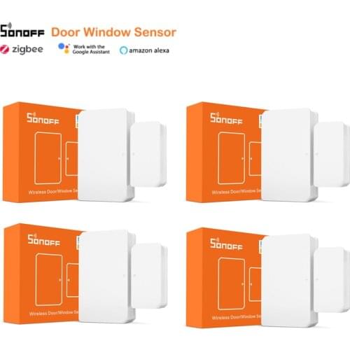 SONOFF Smart ZigBee Door Window Contact Sensor Smart Home Wireless Door Detectors Open/Close APP Remote Alarm SNZB-04