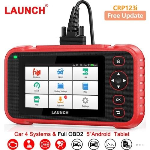 LAUNCH CRP123i OBD2 Diagnostic Tool Auto Car Scanner Engine ABS SRS Transmission Airbag OBD Automotive Code Reader Free Update