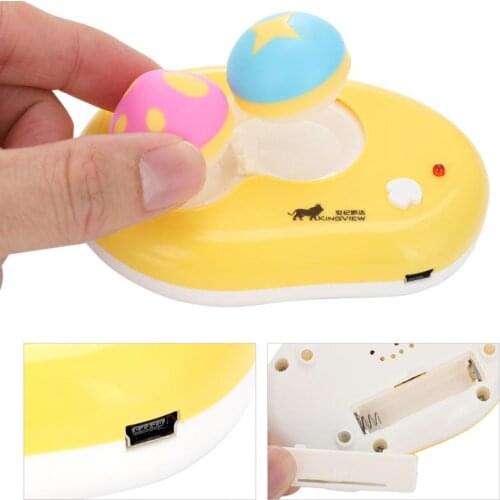 USB Electric Contact Lens Case Washer Box Ultrasonic Contact Lenses Cleaner Case Container Cute Mashroom Eyes Care Tools