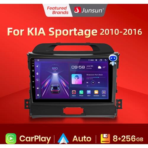 Junsun V1 2G+32G Android 10 DSP Car Radio Multimedia Video Player Navigation GPS 2 din For KIA Sportage 3 2010 2011-2016 no dvd