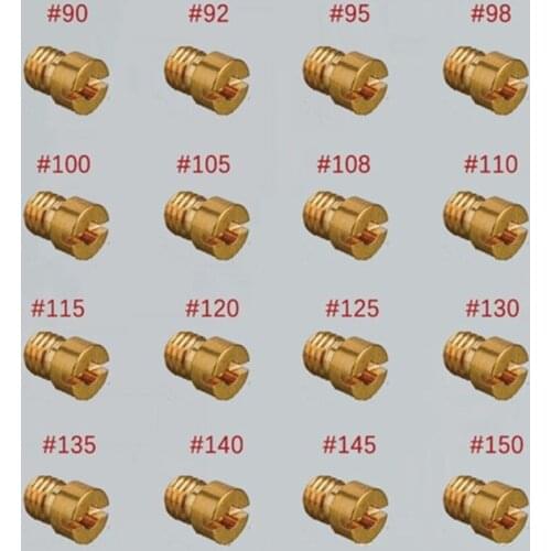 1PCS Carburetor Main Jet Kit with Slow/Pilot Jet Set Replacement Fir For NSR KSR PWK PWM Keihin OKO CVK Motorcycle Carburetor