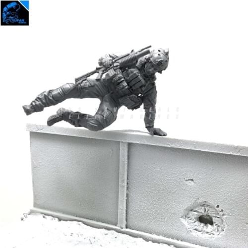 Model 1 / 35 Modern American Navy Seal Resin Soldier Model Nai - 25