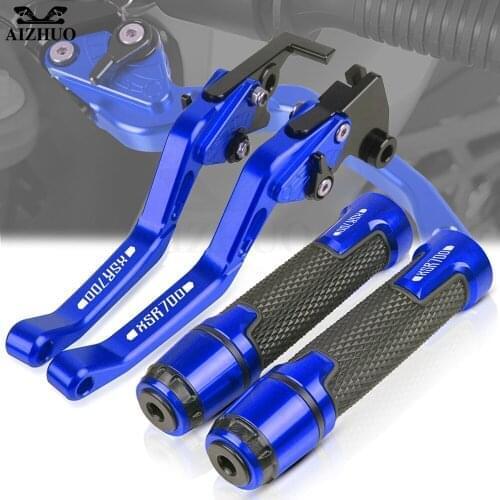 XSR 700 Logo Motorcycle CNC Adjustable Brakes Clutch Levers Handle Bar FOR YAMAHA XSR700 ABS 2015-2020 2019 2018 2017 Handlebar