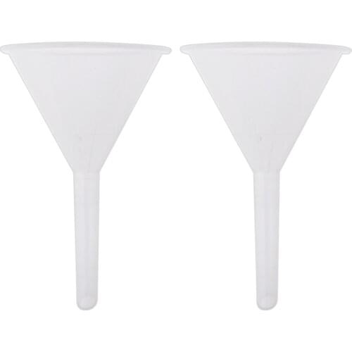 2pcs 60mm Plastic Funnel For The Kitchen Laboratory Fluid Transfer