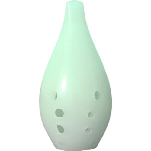 Full month organic jade xun resin F G solo 10 holes jade ocarina self-study ancient ocarina small musical instrument 1pc