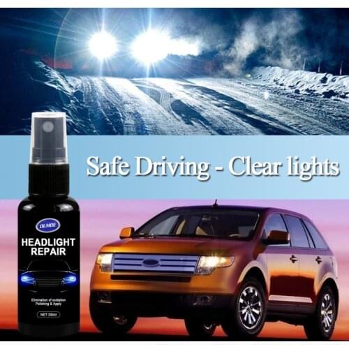 Car Headlight Repair Scratch Remove Refurbishment Coating Oxidation Repair Polishing Car Light Repair Agent With Brush TSLM1