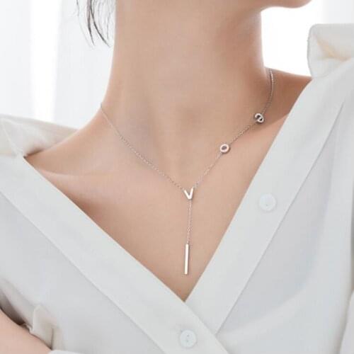 Silver Necklaces 925 Sterling Silver Pendants Necklaces Lover Style