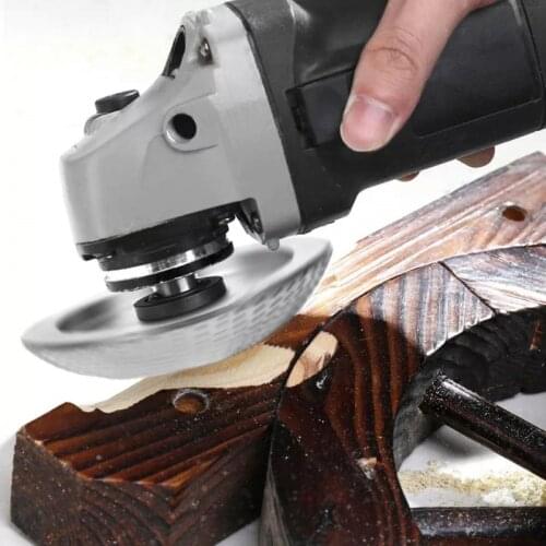 Round Wood Angle Grinding Wheel Abrasive Disc Angle Grinder Carbide Coating 16MM /22MM Bore Shaping Sanding Carving Rotary Tool