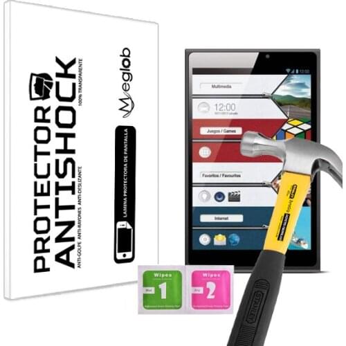 Screen protector Anti-Shock Anti-scratch Anti-Shatter compatible with Tablet Vexia Zippers Tab 8i 4C