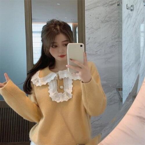 Women Sweater pullovers Sweater soft comfortable Women Knitting sweater Top Women casual sweater College wind sweater
