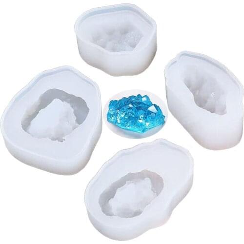 1pcs DIY Crystal Icicle Cutting Gem Silicone Mold For DIY Epoxy Resin Mould Jewelry Necklace Pendant Aceesories Making Craft