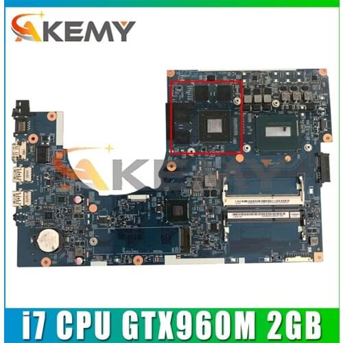 14204-1M Mainboard For Acer Aspire VN7-791 VN7-791G Laptop Motherboard 448.02G07.001M With i7 CPU GTX960M 2GB 100% Fully Tested