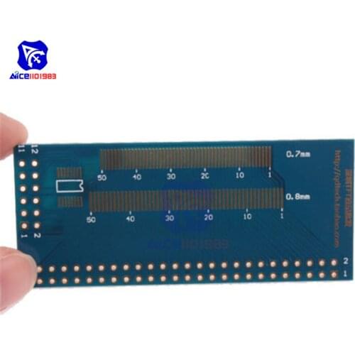 Diymore 2PCS/Lot Multiple 0.5/0.7/0.8/1.0mm Pitch TFT LCM LCD Adapter Board FPC Board SMD To DIP Wholesale