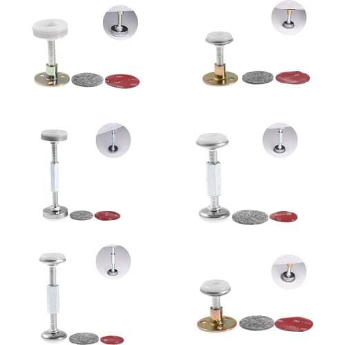 Anti-Vibration Furniture Hardware Adjustable Thread Bed Frame Metal Holder Bracket Fixed Bed Telescopic Tools Cabinet Fasteners