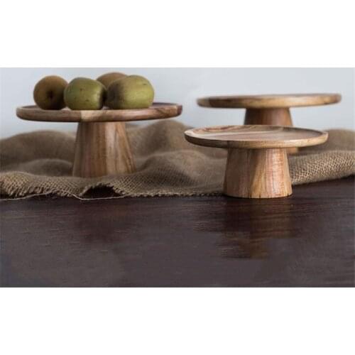 Cake Pan Wood Dessert Cupcake Display Stand Household Wedding Party Decoration