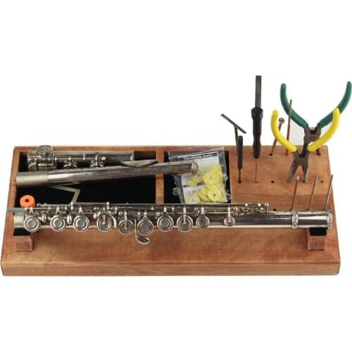 Musical Instrument Repair Tool Holder Wooden Craft Tool Organizer Box Storage