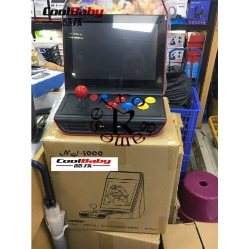 Retro games A10 12 inch HD screen 4GB retro game console with Rocker arcade nostalgic fighting game support TV connection