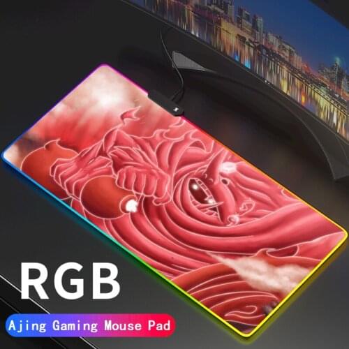 Cartoons Gaming Mouse Pad RGB Computer Mousepad Gamer Custom DIY Large XXL Backlight Keyboard Desk Mat for CSGO