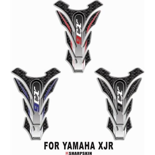 Motorcycle 3D fuel tank pad sticker protective decorative decal For YAMAHA XJ6 Tank Pad Stickers
