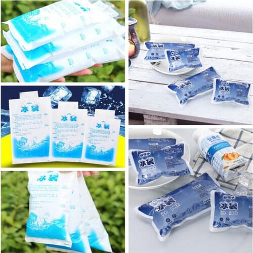 Cartoon Insulated in-customized Reusable Dry Cold Ice Pack Gel Cooler Bag For Lunch Box Food Cans Wine Medical