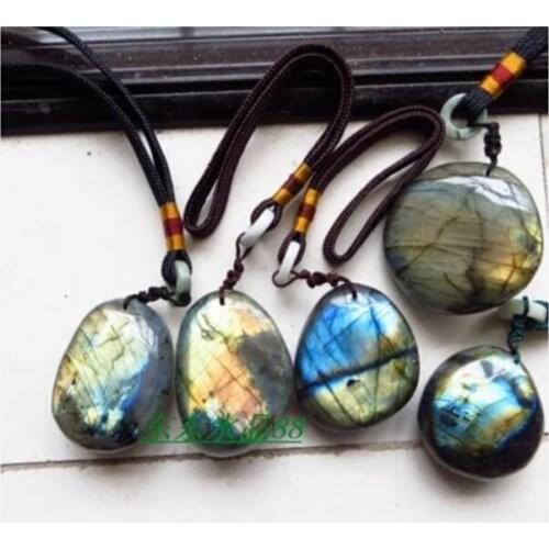 Natural crystal original stone (play) colorful ancient apparition Watch the moonstone labradorite furnishing articles