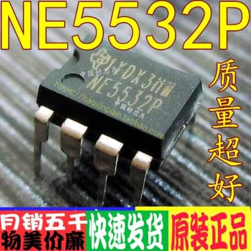 NE5532 Ne5532p Direct Plug Dip8 Audio Operational Amplifier Brand New Delivery