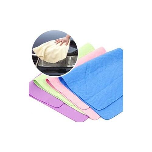 2021 June new Deerskin towel dry hair towel Absorbent towel Thicker large car wash towel