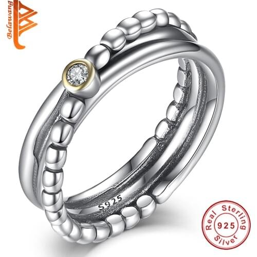 New Fashion Ladies Rings Sterling Silver Wedding Jewelry Rings For Women Accessories Trendy Gift Drop Shipping