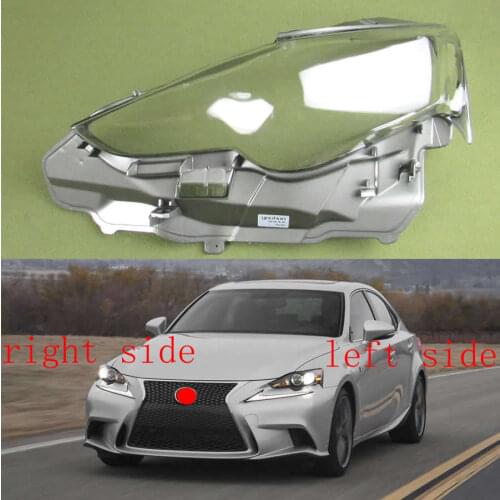 For Lexus IS250 IS300 2013 2014 2015 LED Lamp Cover Headlamp Shell Transparent Lampshade Headlight Cover Lens Glass