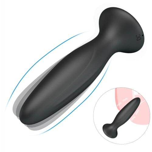 Silicone Anal Vibrator For Men Masturbator Male Prostate Massager 12 Speed Dildo Anal plug G spot Stimulator Vibrator Adult Toys