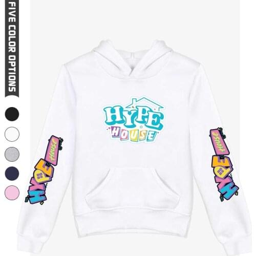 Printed Hoodies Sweatshirts / Winter Sweatshirt with Cap Kid Clothes The Hype House Fashion Kpop 2020 Autumn Men/women Casual