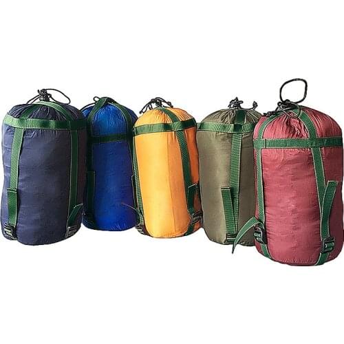 Outdoor Sleeping Bag Compression Sack Clothing Sundries Drawstring Storage Pouch Camping Equipment(Not included Sleeping Bag)