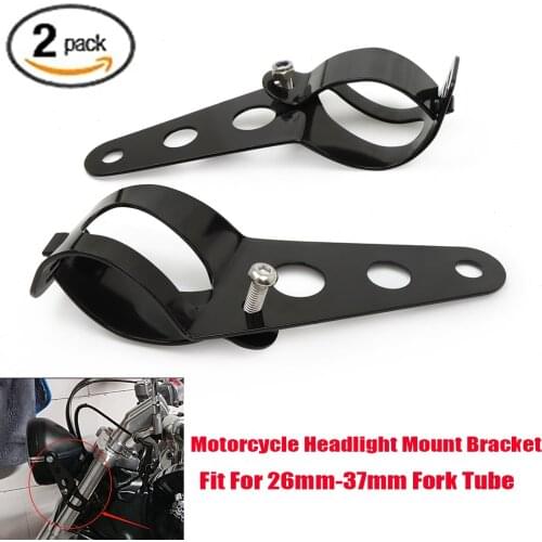 26mm-37mm Universal Motorcycle Headlight Mount Bracket Fork Tube For Harley Yamaha Kawasaki Honda BMW Ducati SUZUKI Dirt Bike