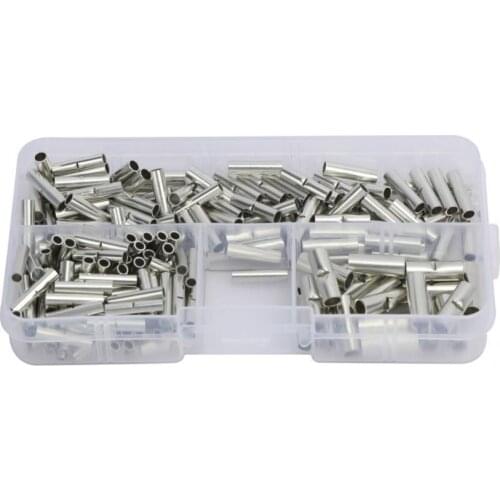 High Performance Tinned Copper Butt Connectors Assortment Kit for Electrical Wire Connecting