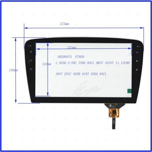 ZhiYuSun Freeshipping GMI0947A 273*150mm Capacitive screen GT928