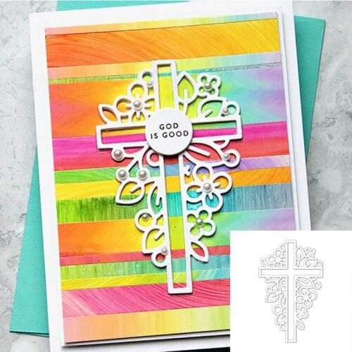 1Pcs Religion Cross Shape Carbon Steel Embossed Creative Puzzle Development Knife Mold Personality Knife Cutting Dies