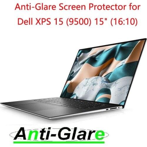 2PCS Anti-Glare Screen Protector for 15" (16:10) Dell XPS 15 (9500) Laptop -2020 Version