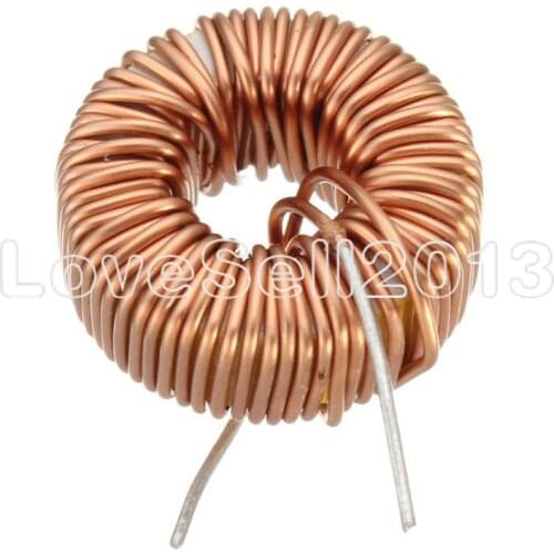 5Pcs Toroid Core Inductors Wire Wind Wound for DIY mah--100uH 6A Coil
