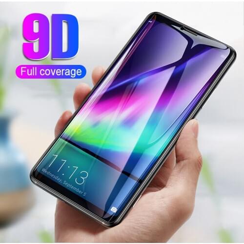 9D Full Protective Screen Glass On The For Huawei Mate 20 Lite Tempered Glass to Y5 Y6 Y7 Prime Y9 2018 2019 Protector Film