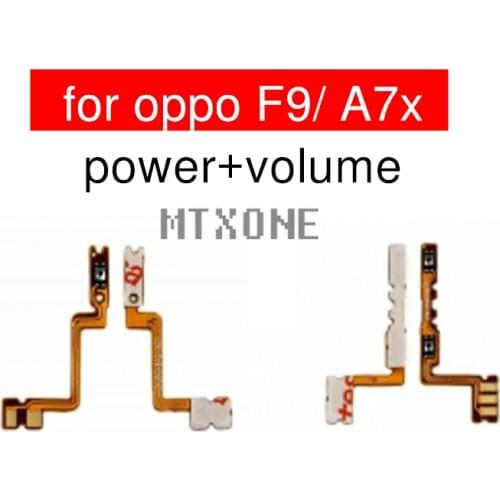 For oppo F9/ A7X Power Volume Side Key button Flex Cable for oppo F9/ A7X On Off Switch Flex Cable Replacement Repair Parts