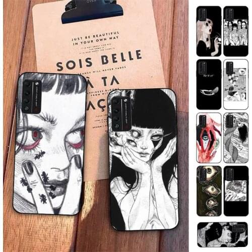 Yinuoda Japanese Horror Manga Style Phone Case for Huawei Honor 10 i 8X C 5A 20 9 10 30 lite pro Voew 10 20 V30